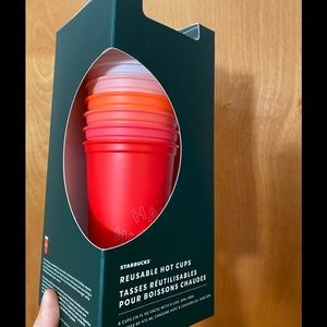 Starbucks (6) Reusable Hot Cups